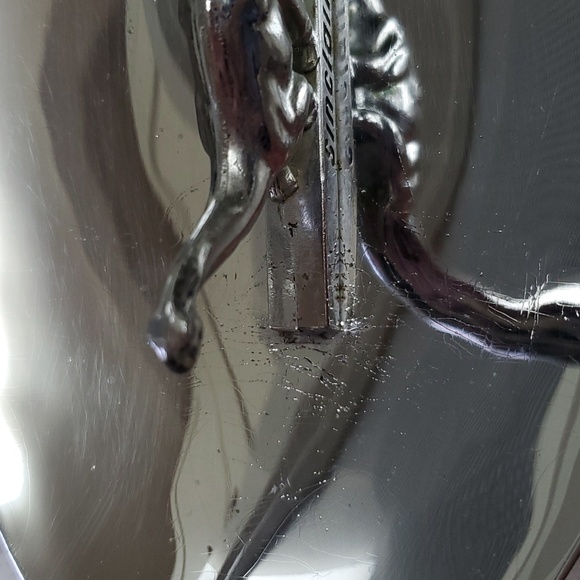 Sinclair Dino Dinosaur Oil Advertising Ashtray Chrome vintage antique - Picture 16 of 17